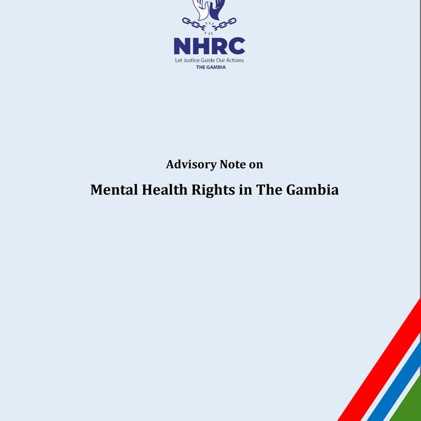 Advisory Note on the Right to Mental Health in The Gambia (2024)